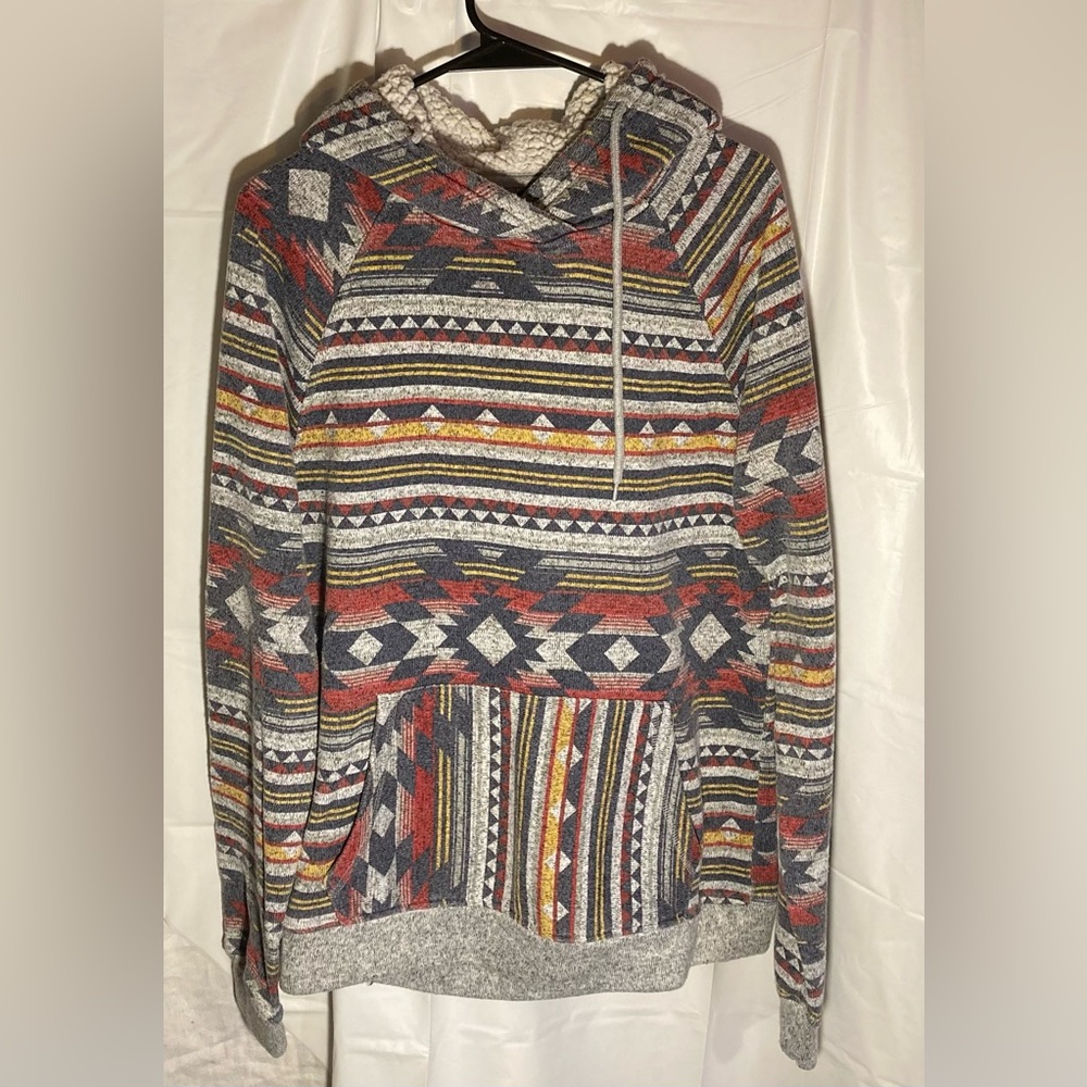 Rue 21 Aztec print hoodie…size medium